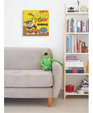 Paw Patrol Rubble - obraz na płótnie