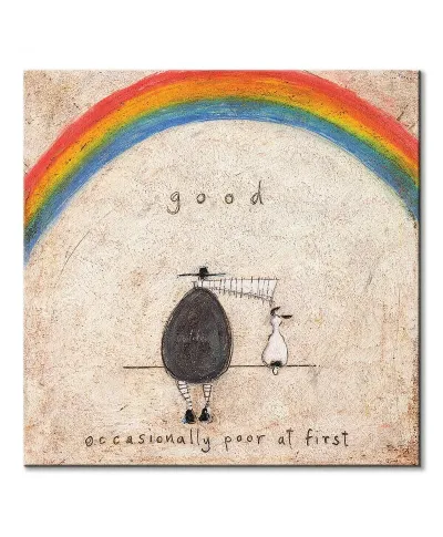 Good. Occasionally Poor At First - obraz na płótnie