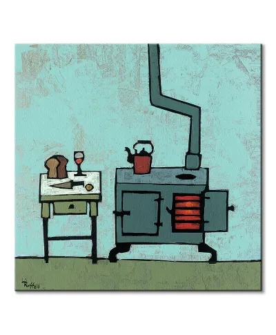 Kitchen Stove - obraz na płótnie