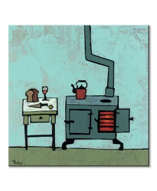 Kitchen Stove - obraz na płótnie