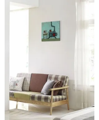 Kitchen Stove - obraz na płótnie