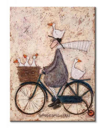 Goosiegoosie Taxi  - obraz na płótnie