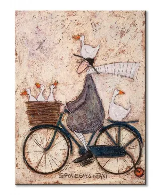 Goosiegoosie Taxi  - obraz na płótnie