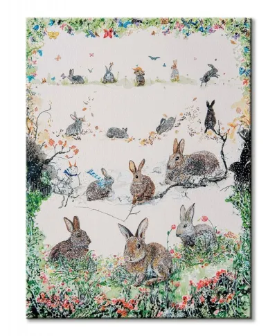 A Rabbit For All Seasons - obraz na płótnie