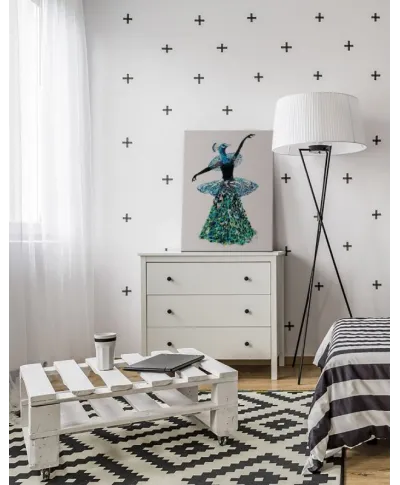 Classic Peacock - obraz na płótnie