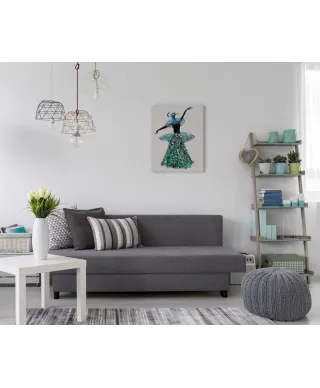 Classic Peacock - obraz na płótnie