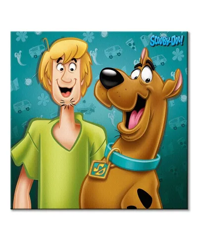 Scooby Doo Shaggy & Scooby - obraz na płótnie