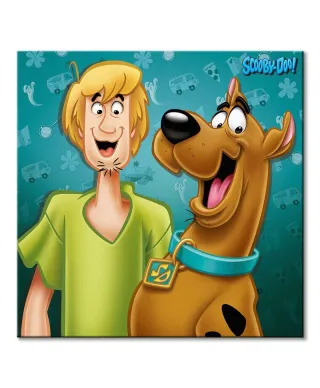 Scooby Doo Shaggy & Scooby - obraz na płótnie
