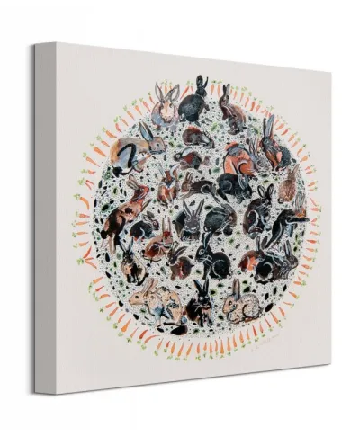 Planet Rabbit - obraz na płótnie