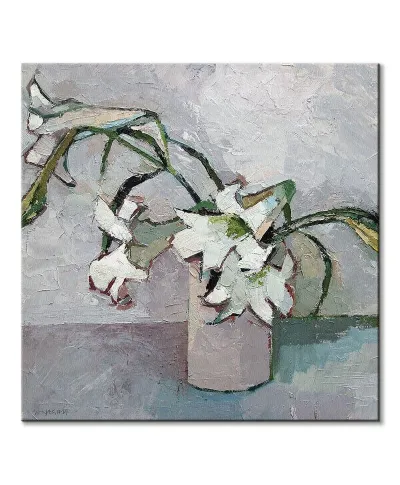 White Lillies - obraz na płótnie