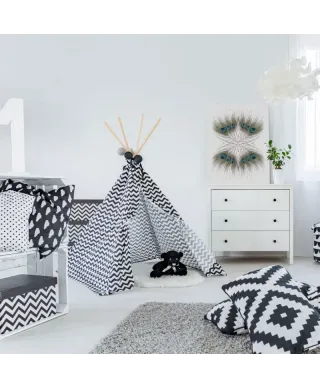 Peacock Feathers Kaleidoscope - obraz na płótnie