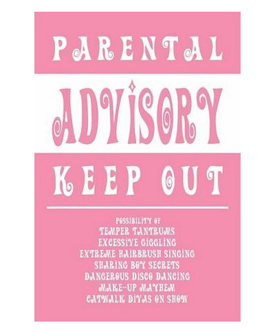 Parental Advisory (Girly) - plakat