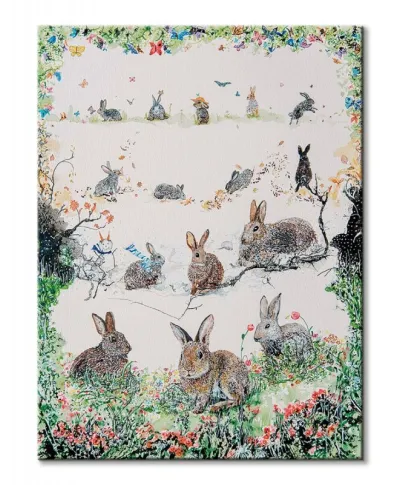 A Rabbit For All Seasons - obraz na płótnie