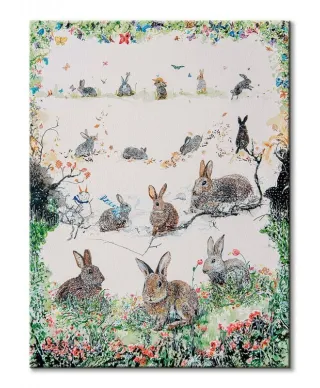 A Rabbit For All Seasons - obraz na płótnie