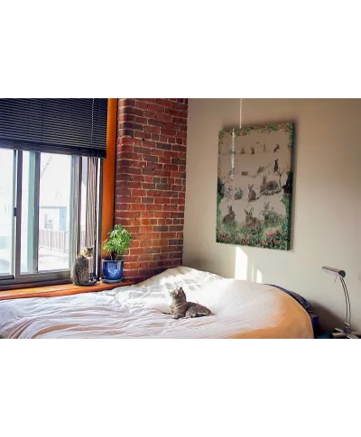 A Rabbit For All Seasons - obraz na płótnie