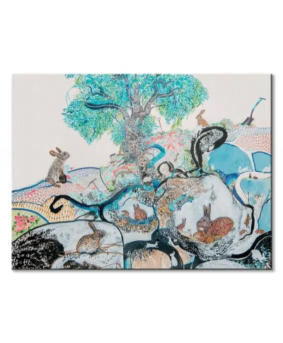 Bunnies And Burrows - obraz na płótnie