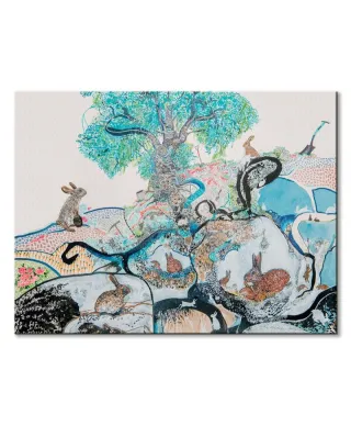 Bunnies And Burrows - obraz na płótnie
