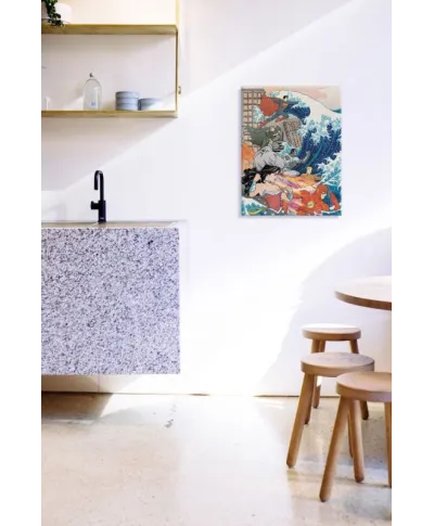 Wonder Woman (Justice League Great Wave)  - obraz na płótnie