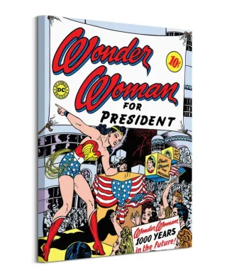 Wonder Woman (For President)  - obraz na płótnie