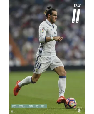 Real Madrid 2016/2017 Gareth Bale - plakat