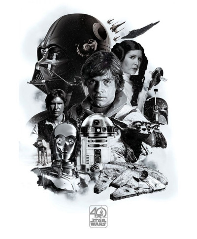 Star Wars 40th Anniversary - plakat filmowy