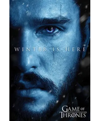 Game Of Thrones Winter is Here Jon Snow - plakat