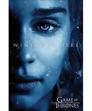Game Of Thrones Winter is Here Daenerys Targaryen - plakat