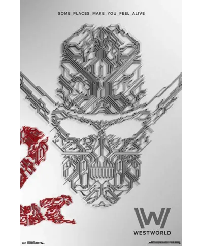 Westworld Some Places Make You Feel Alive - plakat