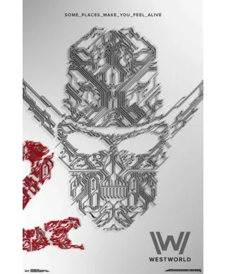 Westworld Some Places Make You Feel Alive - plakat