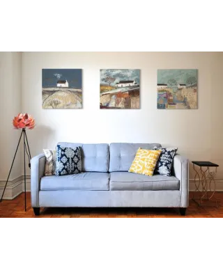 A Harsh Frost Fell upon the Meadow - obraz na płótnie