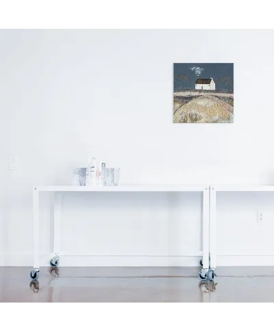 A Harsh Frost Fell upon the Meadow - obraz na płótnie