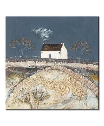 A Harsh Frost Fell upon the Meadow - obraz na płótnie