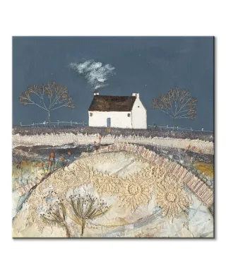 A Harsh Frost Fell upon the Meadow - obraz na płótnie