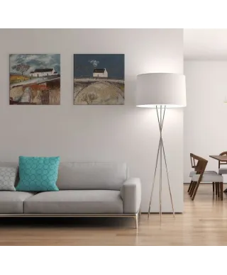 A Harsh Frost Fell upon the Meadow - obraz na płótnie