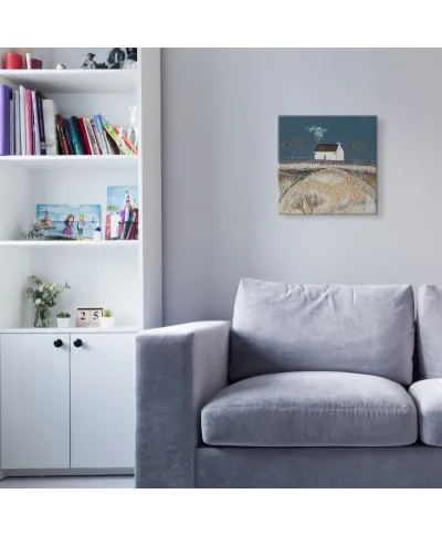 A Harsh Frost Fell upon the Meadow - obraz na płótnie