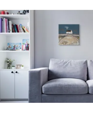 A Harsh Frost Fell upon the Meadow - obraz na płótnie