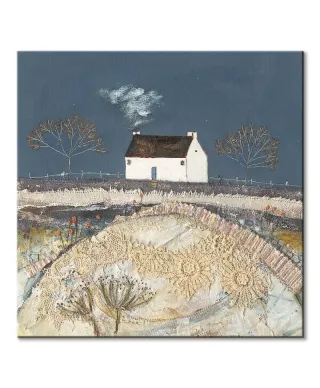 A Harsh Frost Fell upon the Meadow - obraz na płótnie