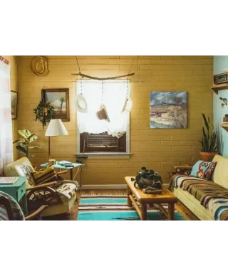 Along the Farm Drive - obraz na płótnie