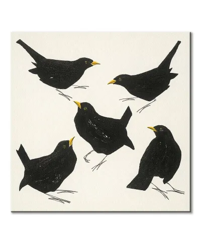 Blackbirds - obraz na płótnie