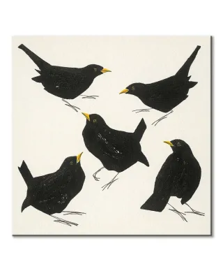 Blackbirds - obraz na płótnie