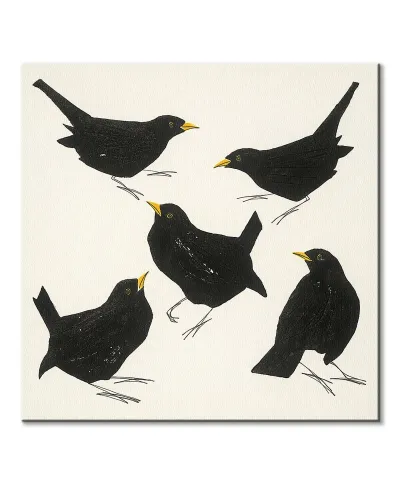 Blackbirds - obraz na płótnie
