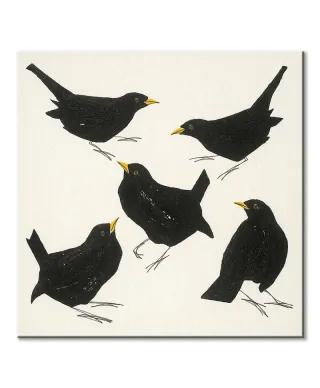 Blackbirds - obraz na płótnie