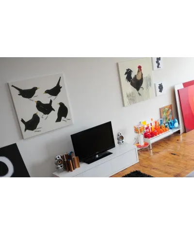 Blackbirds - obraz na płótnie