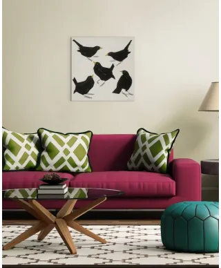 Blackbirds - obraz na płótnie