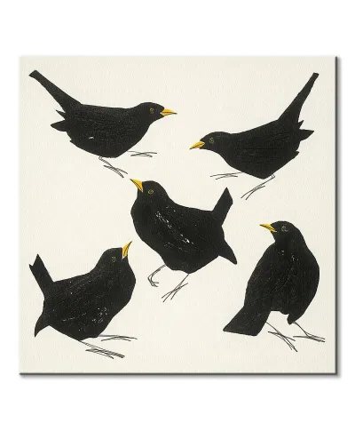 Blackbirds - obraz na płótnie