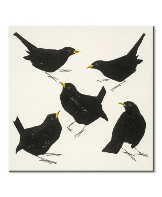 Blackbirds - obraz na płótnie