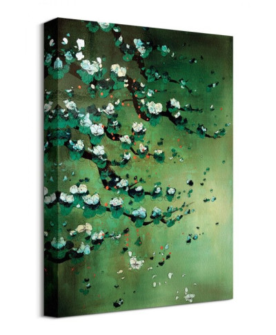 Blossoms on Jade - obraz na płótnie
