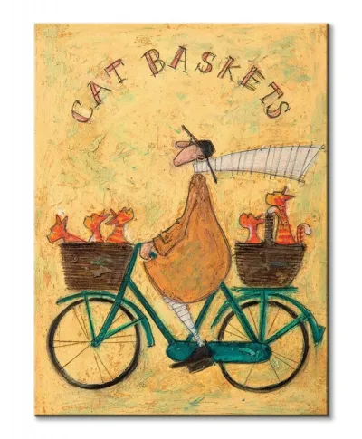 Cat Baskets - obraz na płótnie