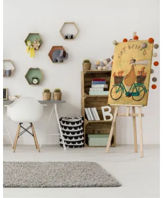 Cat Baskets - obraz na płótnie