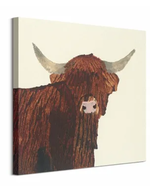 Highland Cow - obraz na płótnie